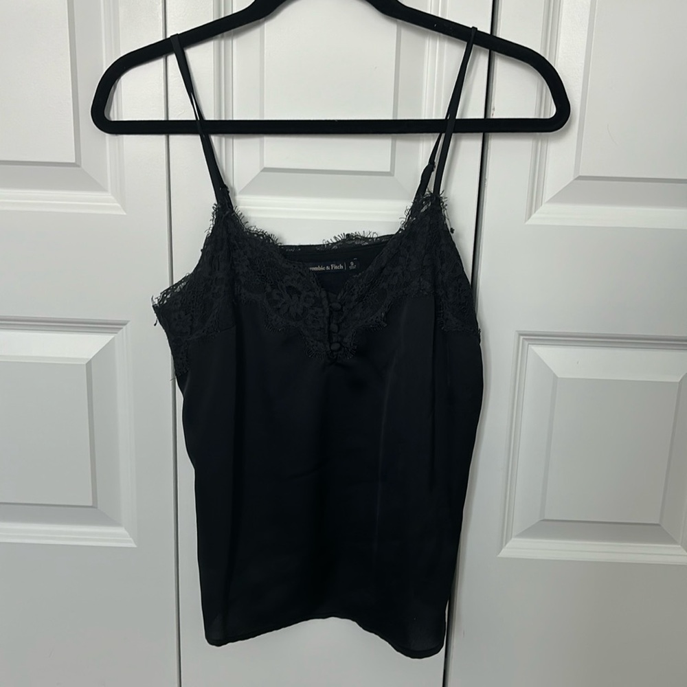 Black Abercrombie and Fitch Lace Cami
